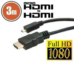 Mini HDMI kábel • 3 m kép