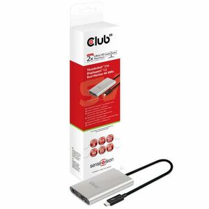 Club3D SenseVision Thunderbolt 3 to Displayport 1.2 Dual Monitor CSV-1577 kép