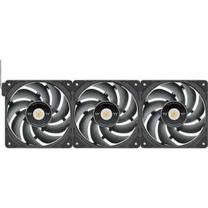 Thermaltake CL-F171-PL12BL-A számítógépes hűtőrendszer Számítógép ház Ventilátor 12 cm Fekete 3 db kép