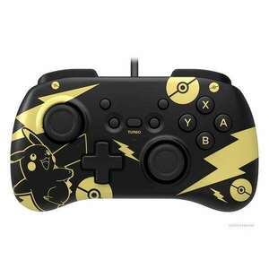 Hori Nintendo Switch Horipad Mini Pikachu gamepad fekete-arany (NSP1652 / NSW-289U) (NSP1652) kép