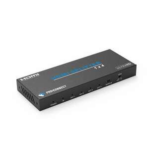 PROCONNECT Splitter, HDMI 2.0, 4K@60Hz, 1x4 (PC-104SP-S2.0P) kép