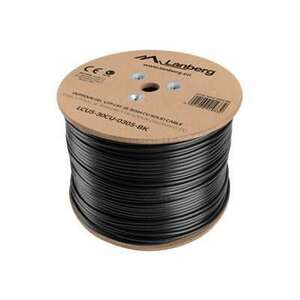 LANBERG LCU5-30CU-0305-BK Lanberg UTP solid outdoor gel. cable, CU, cat. 5e, 305m, gray kép