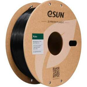 eSUN 3D Filament PLA+ 1.75mm 1 kg - Fekete (PLA+175B1) kép