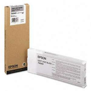 Epson T6069 tintapatron 1 db Eredeti Világos-világosfekete (C13T606900) kép