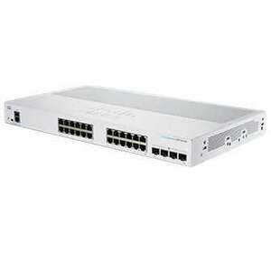 Cisco CBS250-24T-4X-EU hálózati kapcsoló Vezérelt L2/L3 Gigabit Ethernet (10/100/1000) Ezüst kép