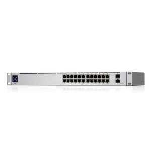 Ubiquiti UniFi USW-24 24port GbE LAN 2xGbE SFP port L2 menedzselhető switch kép