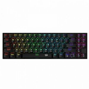 Redragon Deimos, Wired & Wireless Mechanical keyboard, RGB, brown switch Black HU kép