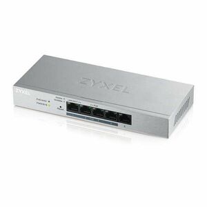 ZyXEL GS1200-5HPV2 5port Gigabit LAN (60W) PoE web menedzselhető asztali switch kép