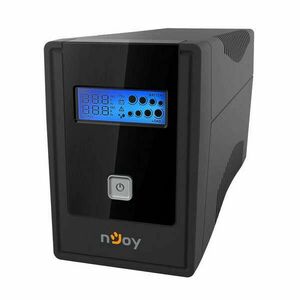 NJOY Szünetmentes 650VA - Cadu 650 (2 Schuko, line-interaktív, USB menedzsment, RJ11/45 vonalvédelem(1Gb/s), fekete) kép