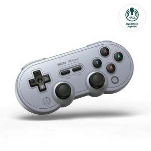 8BitDo SN30 Pro (Hall Effect) Vezeték nélküli Controller - Szürke (Nintendo Switch/PC/iOS/Android) kép