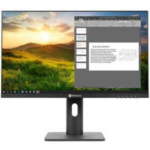 AG Neovo LH-2702 monitor, 27" LED VA, Pivot, FHD, VGA, HDMI, DP, hangszóró kép