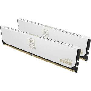 TeamGroup 32GB / 7200 T-Create Expert DDR5 RAM KIT (2x16GB) - Fehér (CTCWD532G7200HC34ADC01) kép