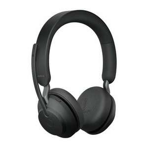 Jabra Evolve2 65 UC Stereo Vezeték nélküli USB A Bluetooth Fekete CC headset kép