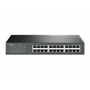 TP-Link TL-SG1024DE Vezérelt L2 Gigabit Ethernet (10/100/1000) 1U Fekete kép