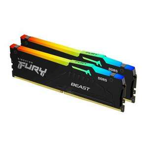 Kingston 16GB/6000MHz DDR-5 (Kit of 2) FURY Beast RGB (KF560C40BBAK2-16) memória kép