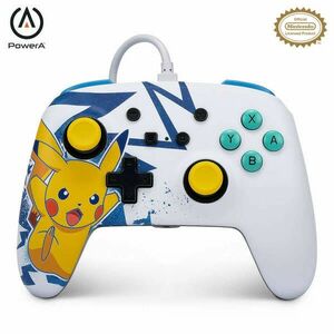 PowerA Enhanced USB Gamepad for Nintendo Switch Pikachu High Voltage kép