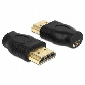 DeLock Adapter HDMI Micro-D female > HDMI-A male kép