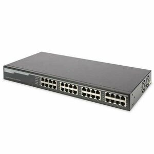 DIGITUS 10G Ethernet 16 port PoE+ 802.3at 250W tápfeladó kép