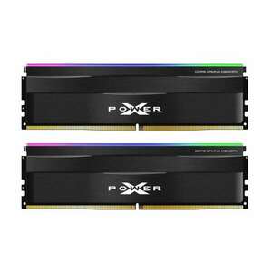 Silicon Power 64GB / 6000 Xpower Zenith Gaming Black RGB DDR5 RAM KIT (2x32GB) (SP064GXLWU60AFDF) kép