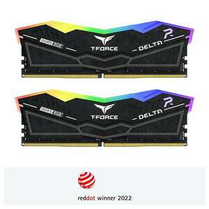 TeamGroup 32GB / 5200 T-Force Delta RGB DDR5 RAM KIT (2x16GB) (FF3D532G5200HC40CDC01) kép