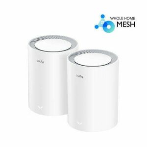 CUDY M1800(2-Pack) AX1800 WIFI 6 MESH fehér router (2db-os szett) kép