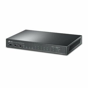 TP-Link Switch PoE - TL-SL1311MP (8 port 100Mbps PoE+ port; 2 port RJ45 Uplink; 1 port SFP; 124W) kép