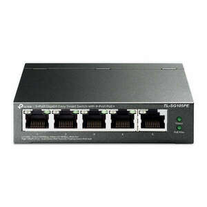 TP-Link Switch PoE - TL-SG105PE (5 port 1Gbps; 5 af/at PoE+ port; 65W) kép