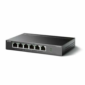 TP-Link Switch PoE - TL-SF1006P (6port 100Mbps; 4 af/at PoE+ port; 67W) kép