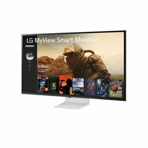 LG Monitor 43" Smart - 43SQ700S-W (IPS; 16: 9; 4K 3840x2160; 5ms; 300cd; 2xHDMI; USBx3; USB-C, Spkr, WiFi, WebOS, BT, LAN kép