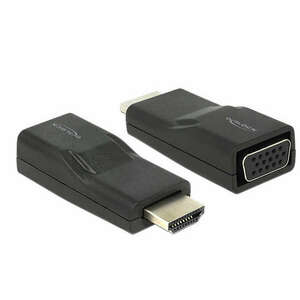 DeLock Adapter HDMI male > VGA female Black kép