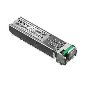 SFP modul, kettős hullámhosszú, egymódusú szimplex LC, 1, 25 G, RX: 1310 nm/TX: 1550 nm, 20 km - TRENDnet kép