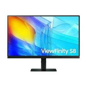 SAMSUNG IPS monitor B2B 27" S80D, 3840x2160, 16: 9, 350cd/m2, 5ms, HDMI/DisplayPort/3xUSB, Pivot kép