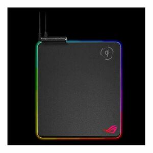 Asus ROG Balteus Qi wireless-charging RGB gaming mouse pad Black (NH01 ROG BALTEUS QI) kép