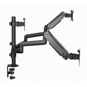 Gembird MA-DA3-01 asztali TV konzol 68, 6 cm (27") Fekete kép