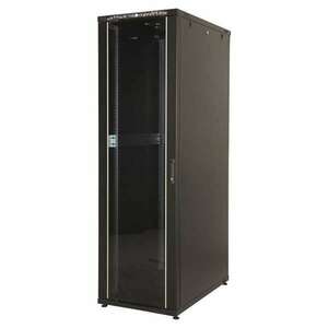 Lande LN-CK32U6060-BL CK 19" 32U 600x600 fekete álló rack szekrény kép