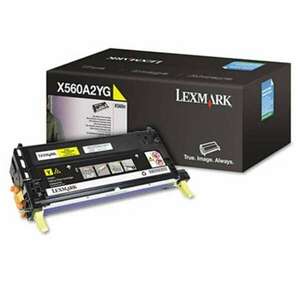 Lexmark X560 lézertoner eredeti Yellow 4K X560A2YG Akció a készlet erejéig! megszűnő kép