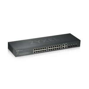 Zyxel GS192024HPV2-EU0101F Smart Gigabit Switch Fekete + STANDALONE VAGY NEBULAFLEX kép