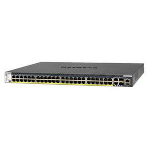 Netgear ProSAFE M4300-52G-POE+ Managed Gigabit Switch (1000W) - Ezüst/Fekete kép