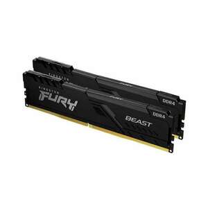 32GB 2666MHz DDR4 RAM Kingston Fury Beast CL16 (2x16GB) (KF426C16BBK2/32) kép