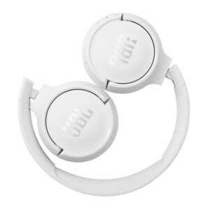 JBL TUNE T510 bluetooth fejhallgató SZTEREO v5.0, mikrofon, felvevő gomb, multipoint, összehajtható, fehér kép