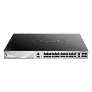 D-Link DGS-3130-30PS/SI 30 portos switch kép