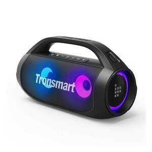 TRONSMART BANG SE bluetooth hordozható hangszóró (v5.3, IPX7 vízálló, 40W teljesítmény, AUX kimenet, LED fény) FEKETE kép