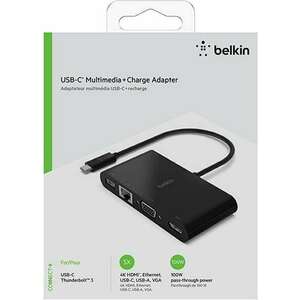 Belkin AVC004BTBK USB Hub 3.2 Gen 1 Type-C Fekete kép