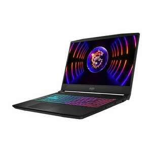 MSI Katana 15 B12VFK-259XPL Intel® Core™ i5 i5-12450H Laptop 39, 6 cm (15.6") Full HD 16 GB DDR5-SDRAM 512 GB SSD NVIDIA GeForce RTX 4060 Wi-Fi 6 (802.11ax) Fekete kép