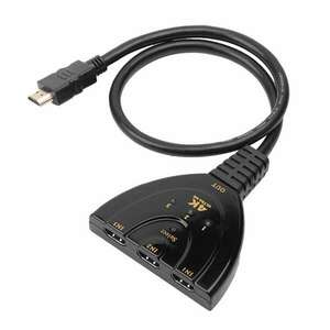 Techly IDATA HDMI-3F30 videojel kapcsoló (360042) kép