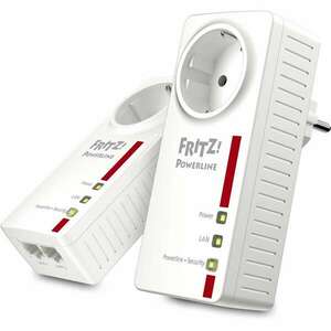 FRITZ!Powerline 1220E 1200 Mbit/s Ethernet/LAN csatlakozás Fehér 2 dB (20002737) kép