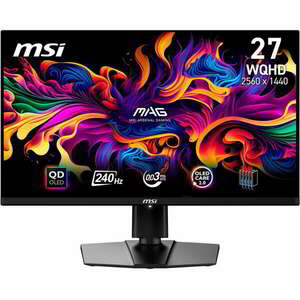 MSI 27" 9S6-3CD89T-011 WQHD Gaming QD-OLED E2 Monitor kép