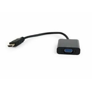 Gembird A-HDMI-VGA-04 A-HDMI-VGA-04 fekete HDMI - VGA adapter kép