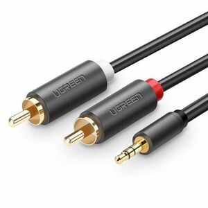 UGREEN AV102 kábel 2x RCA (Cinch) jack 3, 5 mm 10 m (fekete) kép