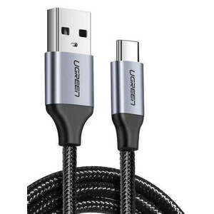 USB-USB-C QC3.0 UGREEN 1, 5 m-es kábel alumínium csatlakozóval (fekete) kép